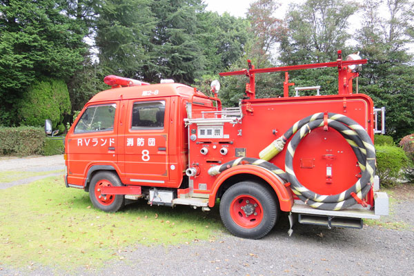 RVランド消防団の消防車
