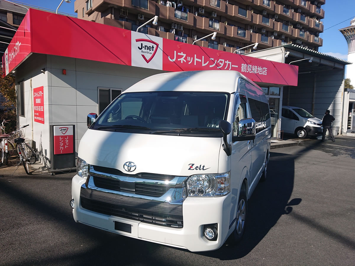 Jネットレンタカー　鶴見緑地店のキャンピングカー「ツェルト」